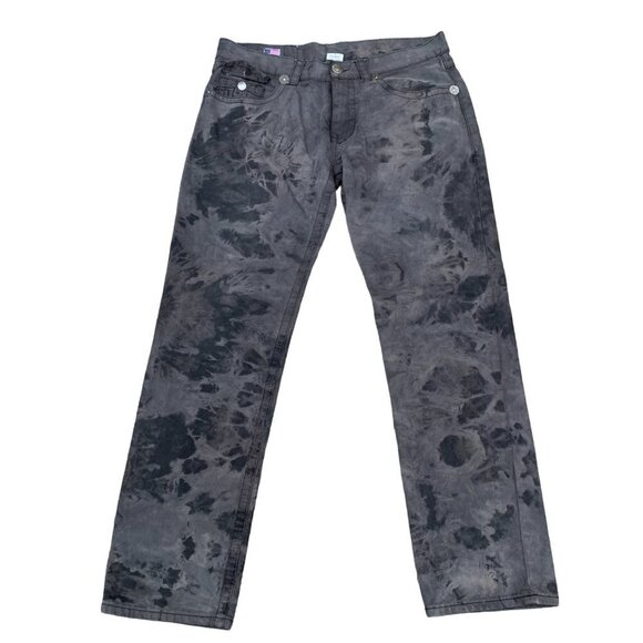 VINTAGE True Religion Jeans Size 36 JOEY SUPER T Gray Camo - Picture 3 of 11